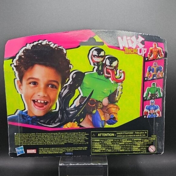 Marvel Mix Mashers Venom 5-Inch Action Figure Toy With Accessories - Picture 3 of 3